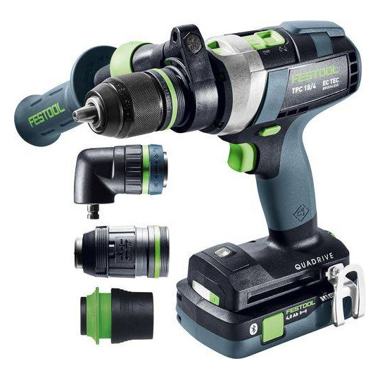 Festool Akumulatorowa wiertarko-wkrętarka udarowa TPC 18/4 5,0/4,0 I-Set/XL QUADRIVE 577622 (577248)