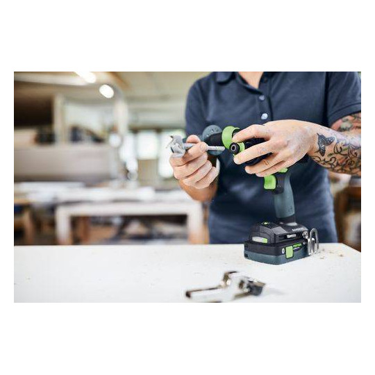 Festool Akumulatorowa wiertarko-wkrętarka TDC 18/4 5,0/4,0 I-Plus QUADRIVE 577649 (575602)
