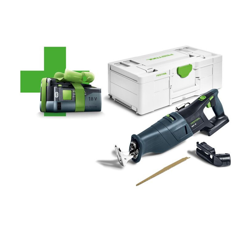 Festool Akumulatorowa pilarka szablasta RSC 18 EB-Basic-5,0 578409