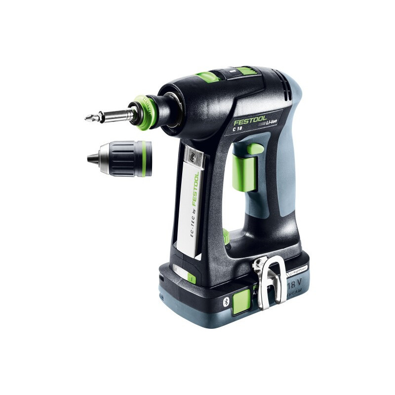 Festool  Akumulatorowa wiertarko-wkrętarka C 18 HPC 4,0 I-Plus (574738) 576435
