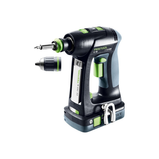 Festool  Akumulatorowa wiertarko-wkrętarka C 18 HPC 4,0 I-Plus (574738) 576435