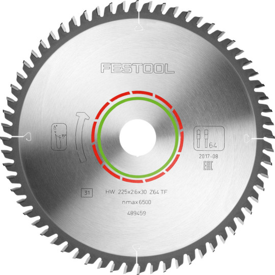 Festool  Tarcza pilarska specjalna 225x26x30 TF64 489459