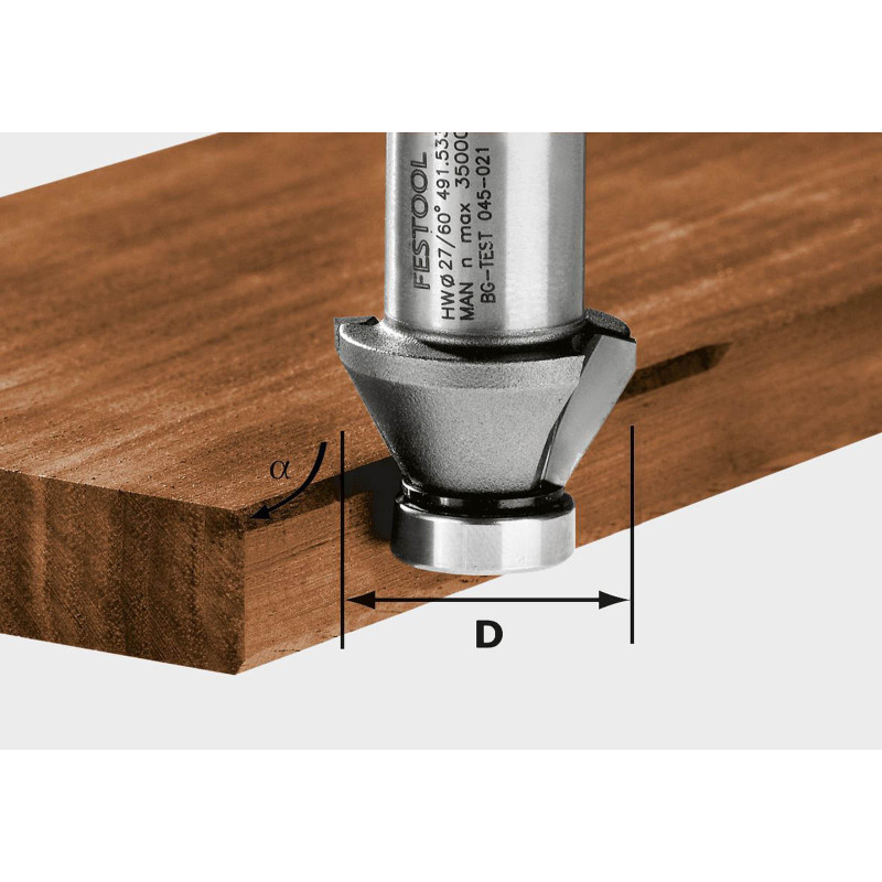 Festool  Frez do fazowania HW HW 45-OFK 500 490090