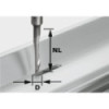 Festool  Frez do aluminium HS z trzpieniem 8 mm HS S8 D5/NL23 491036