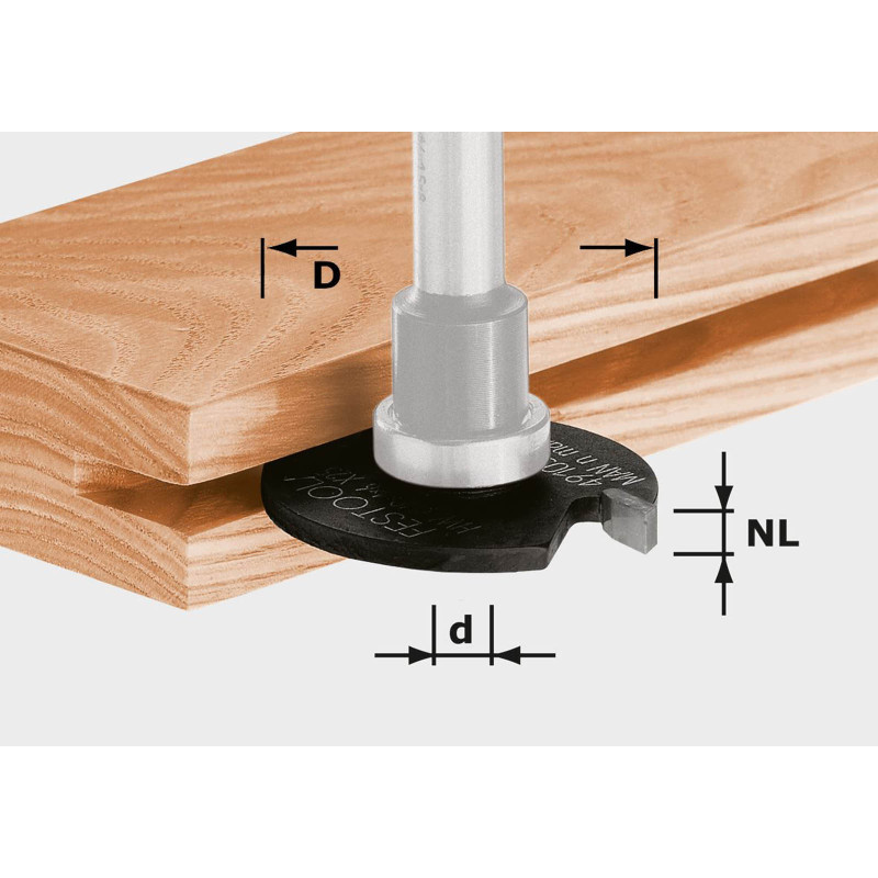 Festool  Frez krążkowy do wpustów HW HW D40x4 491059