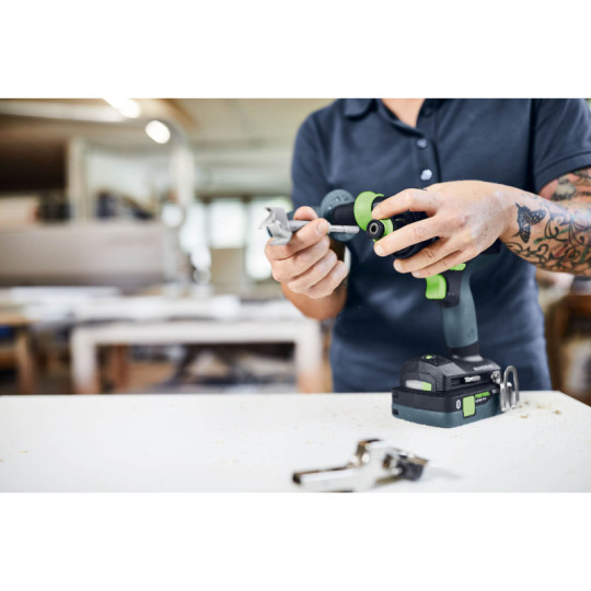 Festool Akumulatorowa wiertarko-wkrętarka udarowa TPC 18/4 I-Basic QUADRIVE 575604