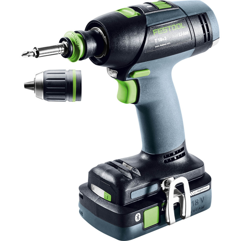 Festool Akumulatorowa wiertarko-wkrętarka T 18+3 HPC 4,0 I-Plus 574756
