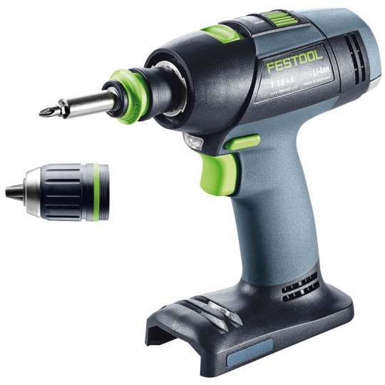 Festool  Akumulatorowa wiertarko-wkrętarka T 18+3-Basic (574763) 576448