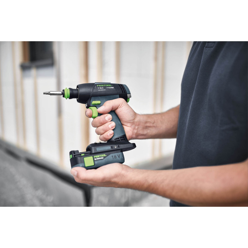 Festool Akumulatorowa wiertarko-wkrętarka T 18+3-Basic (574763) 576448