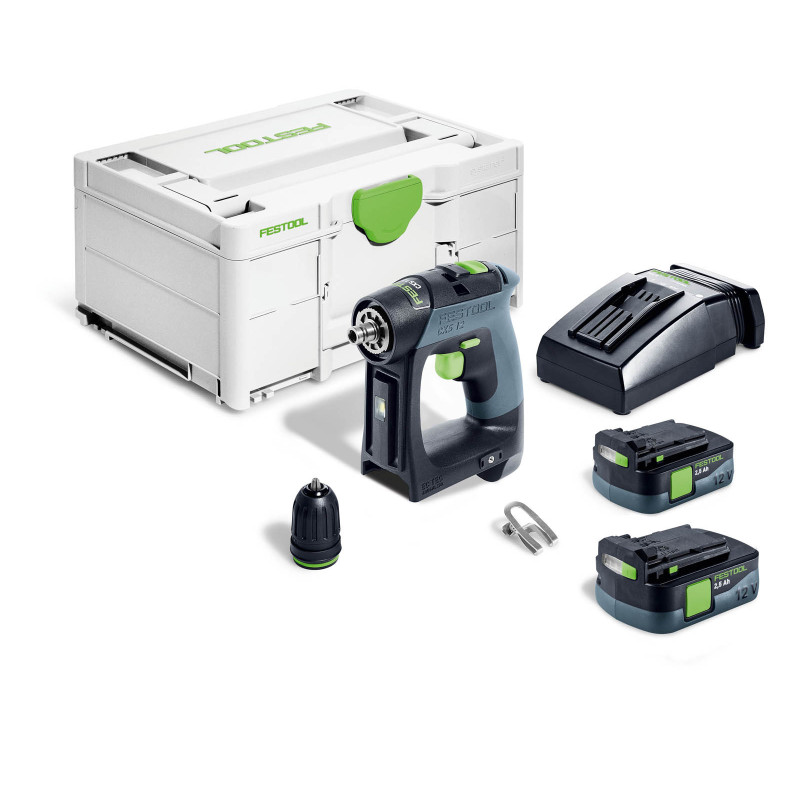 Festool Akumulatorowa wiertarko-wkrętarka CXS 12 2,5-Plus 576864 (576092)