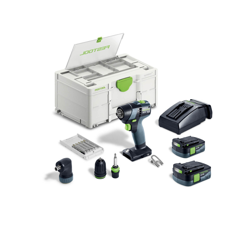 Festool Akumulatorowa wiertarko-wkrętarka TXS 12 2,5-Set 576874 (576102)