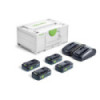 Festool Zestaw energii SYS 18V 4x4,0/TCL 6 DUO 577104
