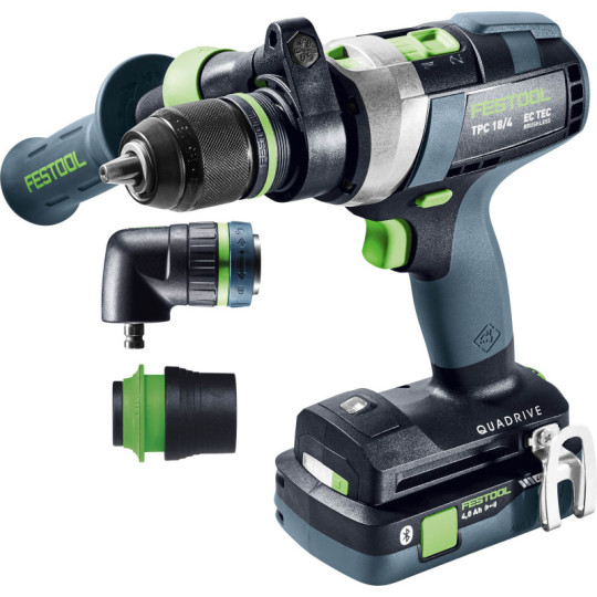 Festool Akumulatorowa wiertarko-wkrętarka udarowa TPC 18/4 5,0/4,0 I-Set QUADRIVE 577621 (577247)