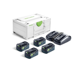 Festool Zestaw energii SYS 18V 4xHP5,0/TCL6DUO 578681