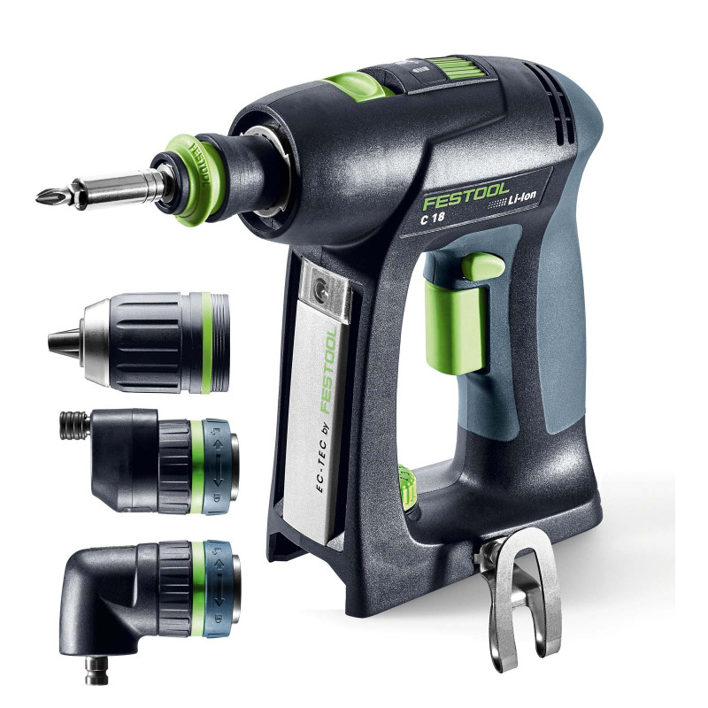 Festool Akumulatorowa wiertarko-wkrętarka C 18 Basic-Set 578831 Festool Akumulatorowa wiertarko-wkrętarka C 18 Basic-Set 578831
