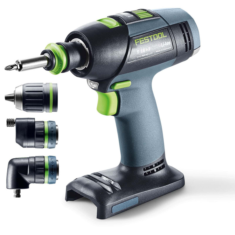 Festool Akumulatorowa wiertarko-wkrętarka T18+3 Basic-Set 578828 Festool Akumulatorowa wiertarko-wkrętarka T18+3 Basic-Set 578828