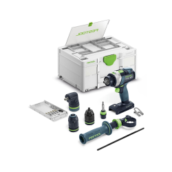 Festool Akumulatorowa wiertarko-wkrętarka udarowa QUADRIVE TPC 18/4 Basic-Set/XL 578832