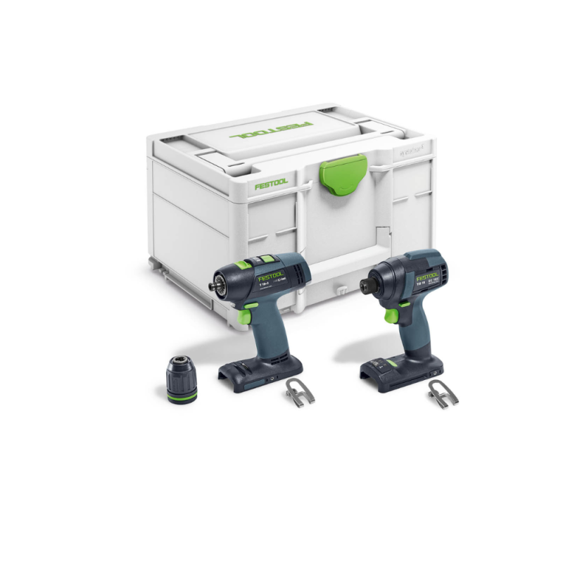 Festool Zestaw wiertarko-wkrętarka i zakrętarka TID 18 Basic-Set T18 578813 Festool Zestaw wiertarko-wkrętarka i zakrętarka TID 18 Basic-Set T18 578813