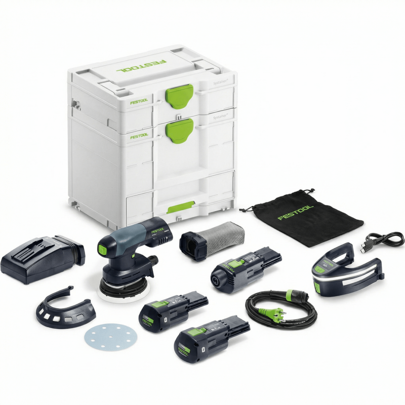 Festool Akumulatorowa szlifierka mimośrodowa ETSC 125 3,0 I-Set 578857 Festool Akumulatorowa szlifierka mimośrodowa ETSC 125 3,0 I-Set 578857