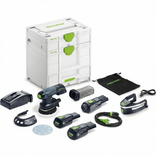 Festool Akumulatorowa szlifierka mimośrodowa ETSC 125 3,0 I-Set 578857 Festool Akumulatorowa szlifierka mimośrodowa ETSC 125 3,0 I-Set 578857