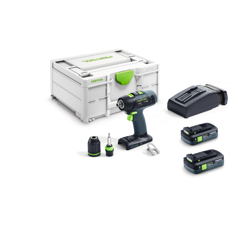 Festool Akumulatorowa wiertarko-wkrętarka T 18+3 TBX 4,0 I-Plus 579370