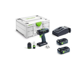 Festool Akumulatorowa wiertarko-wkrętarka T 18+3 TBX 4,0 I-Plus 579370