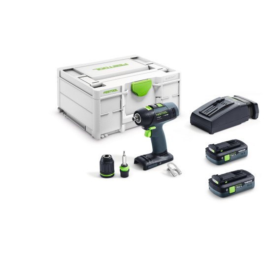 Festool Akumulatorowa wiertarko-wkrętarka T 18+3 TBX 4,0 I-Plus 579370
