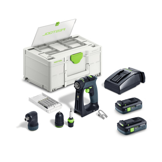 Festool Akumulatorowa wiertarko-wkrętarka CXS 18 TBX4,0 I-Set 579354