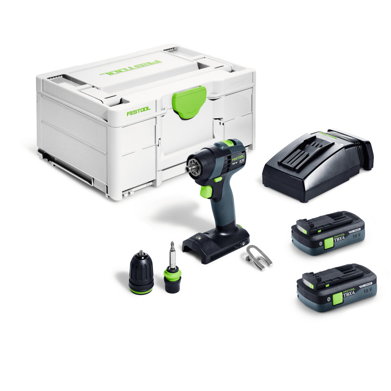 Festool Akumulatorowa wiertarko-wkrętarka TXS 18 TBX4,0 I-Plus 579347