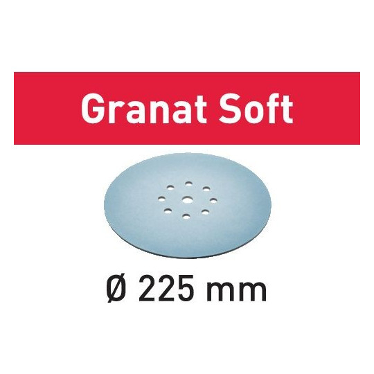 Festool Krążki ścierne STF D225 P400 GR S/25 Granat Soft