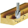Festool  Frez spiralny do wpustów HW z trzpieniem 8 mm HW Spi S8 D10/30 490980