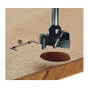 Festool  Wiertłofrez do otworów pod okucia HW z trzpieniem 8 mm HW S8 D35 491077