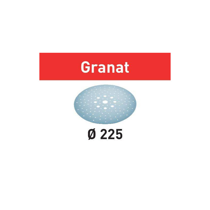 Festool  Krążki ścierne STF D225/128 P180 GR/5 Granat  205667