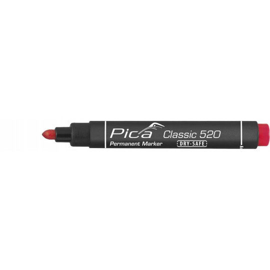 Marker permanentny okrągły czerwony PICA 520/40