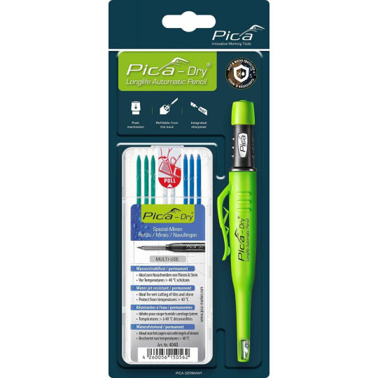 Ołówek Znacznik Grafit 3030 Pica Dry + wkłady 4040 PICA MARKER 30404