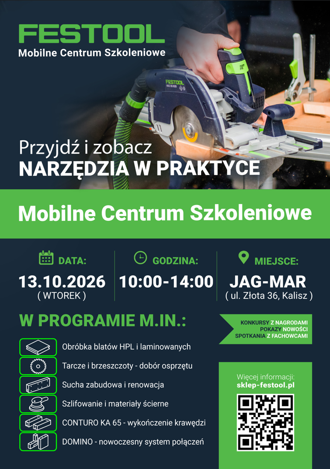 Mobilne Centrum Szkoleniowe Festool w Kaliszu